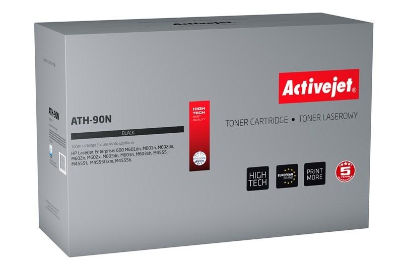 Toner til HP 90A CE390A - Activejet ATH-90N, sort, 10.000 sider billede