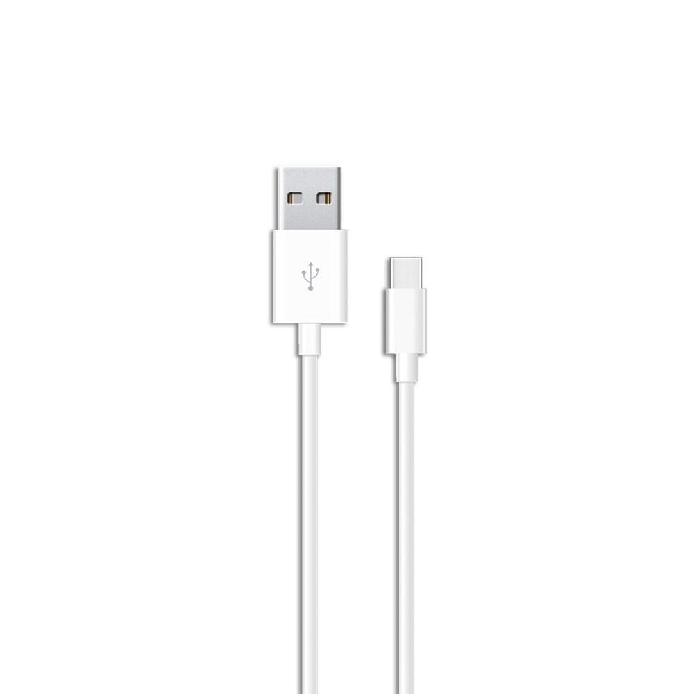 USB-C kabel 1 m 5A – Savio, hvid (USB-A til USB-C) billede