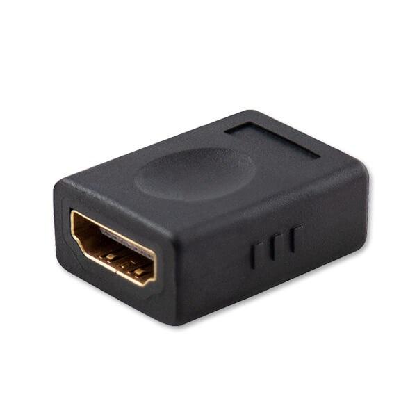 HDMI adapter hun til hun – Savio CL-111, lige, sort billede