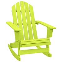 Adirondack-gyngestol massivt grantræ grøn