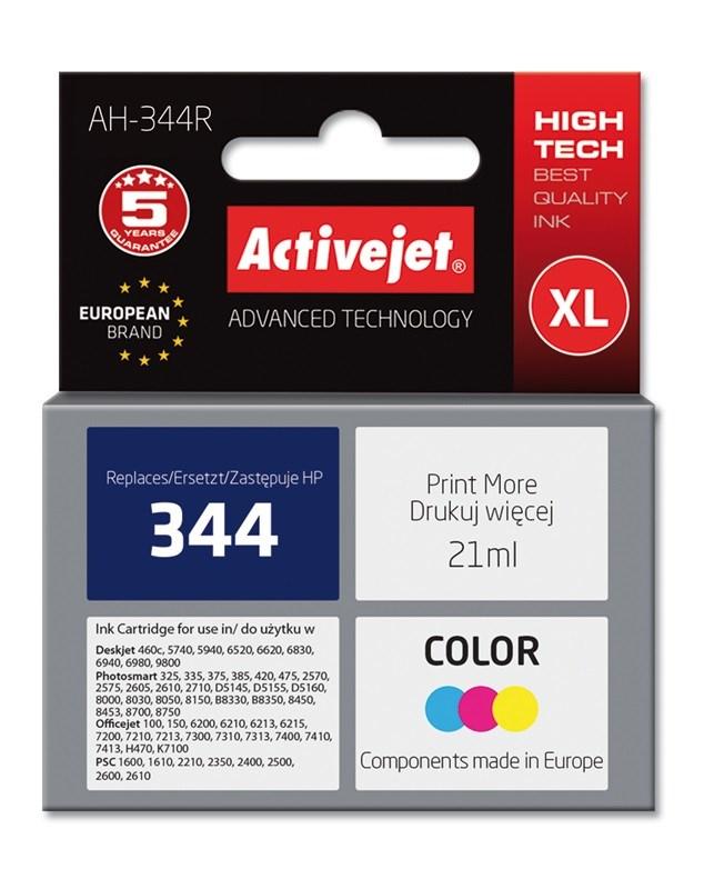 Blækpatron til HP 344 – Activejet AH-344R XL, farve, 21 ml billede