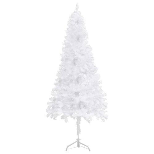 Kunstigt juletræ til hjørne 150 cm PVC hvid