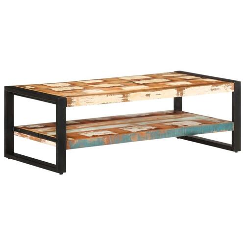 Sofabord 120x60x40 cm massivt genbrugstræ