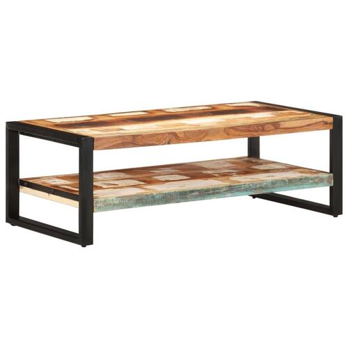 Sofabord 120x60x40 cm massivt genbrugstræ
