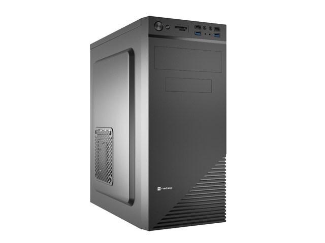 PC kabinet midi tower - NATEC Cabassu G2, sort billede