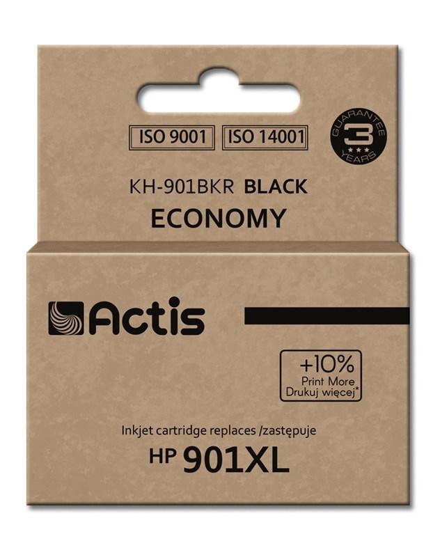 Blækpatron sort til HP 901XL - Actis KH-901BKR, 20 ml, standard billede
