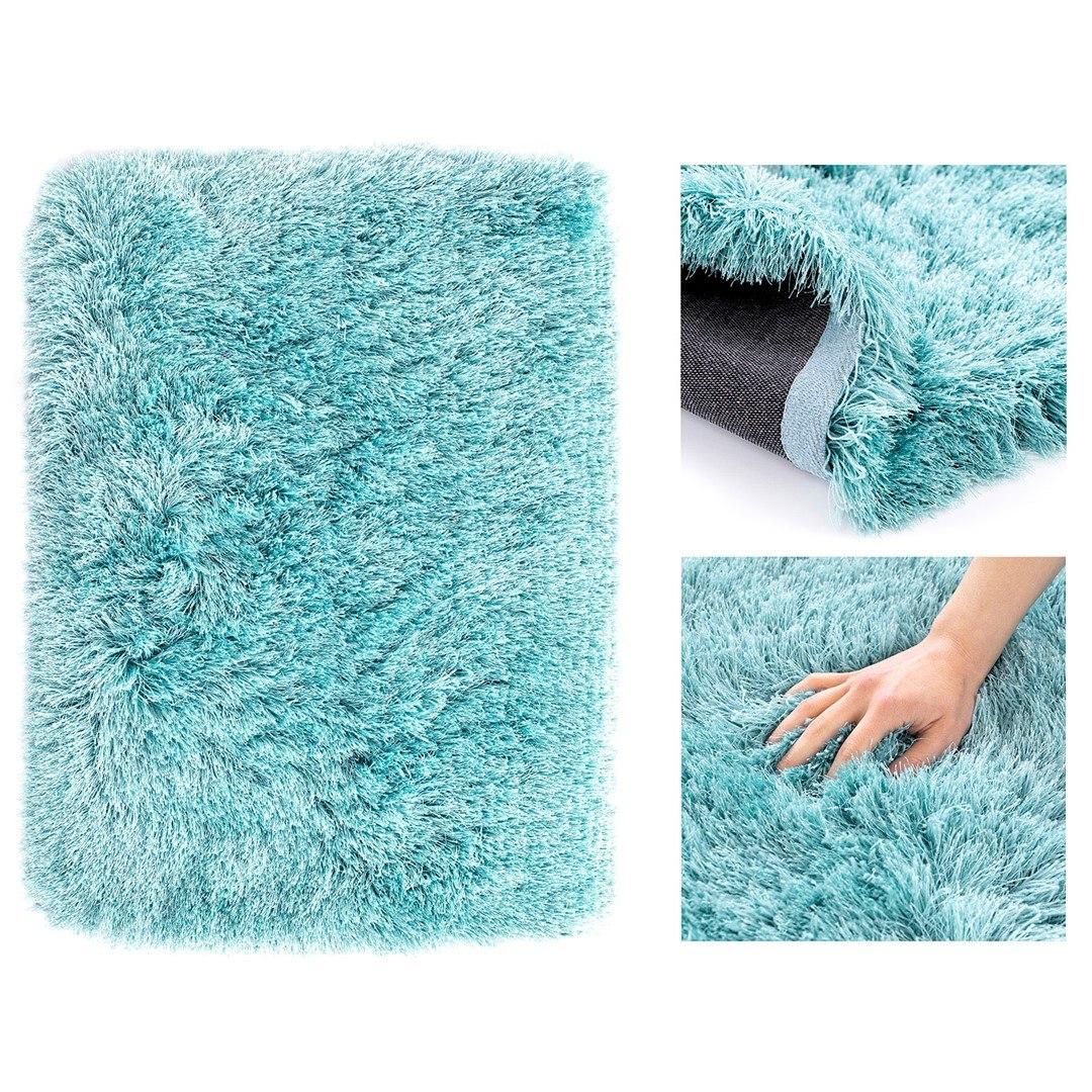 Gulvtæppe Amelia Home Floro - blå, 50×80 cm, moderne billede