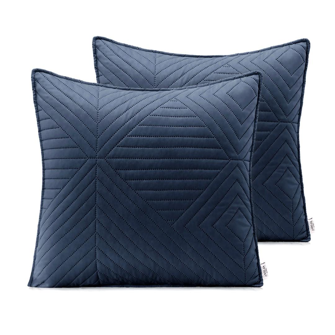 Pudebetræk 45x45 - RESTILO Softa, mikrofiber, grafit (2 stk) billede