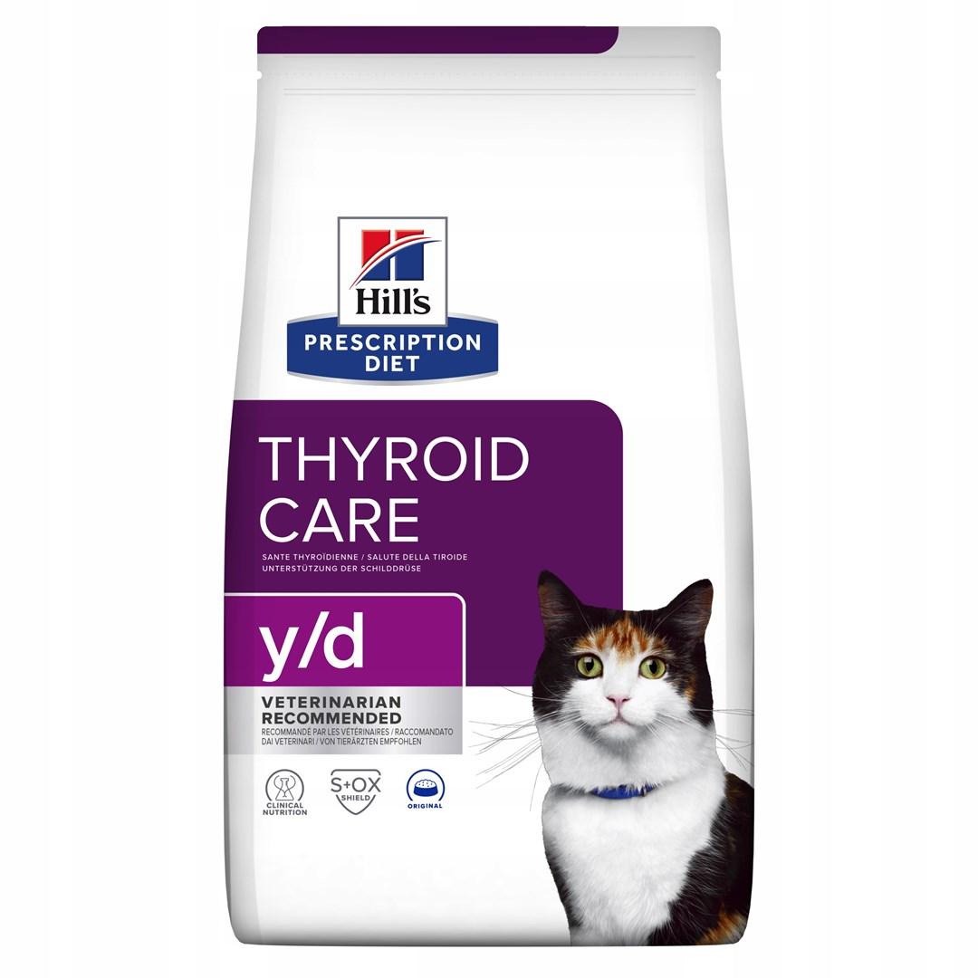 Kattemad – Hill's Prescription Diet Feline y/d, tørfoder 1,5 kg billede