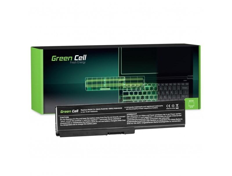 Batteri til bærbar - Green Cell TS03 (Toshiba, 10,8 V, 4.400 mAh) billede