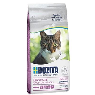 Kattemad BOZITA Hair & Skin hvede-fri laks 2 kg billede