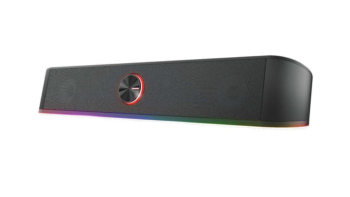 Soundbar Trust GXT 619 Thorne, sort, 2.0 stereo, 6 W RMS