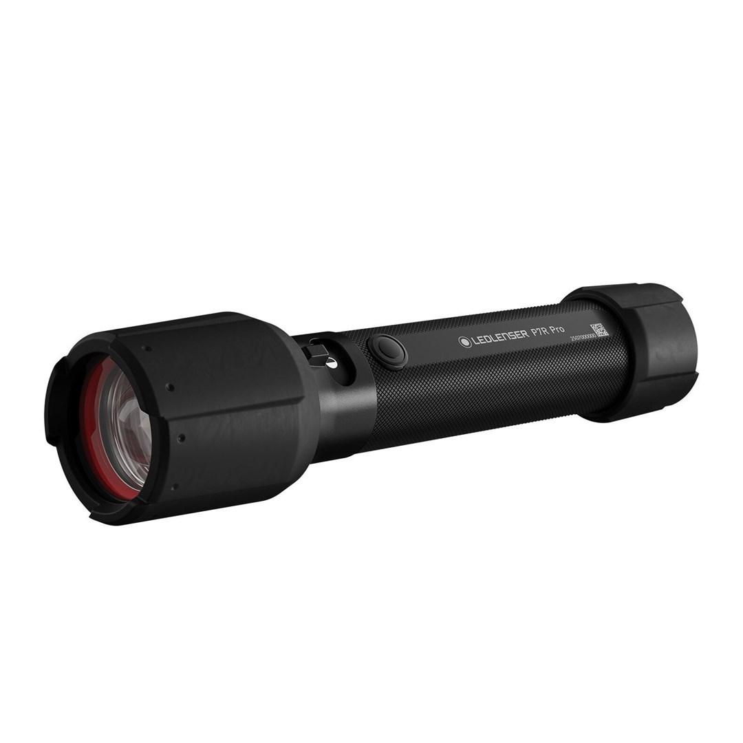 Lommelygte LED Ledlenser P7R Pro - sort, genopladelig