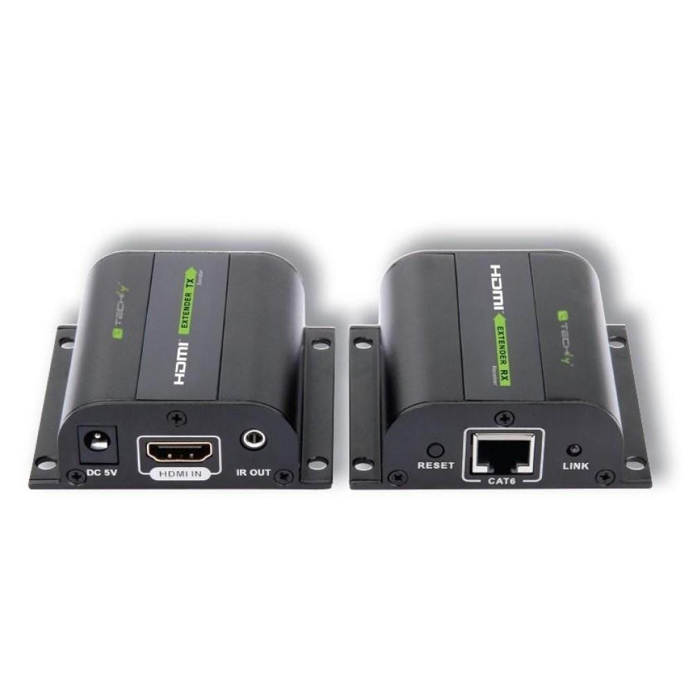 HDMI extender – TECHly – Full HD via Cat5e/Cat6/Cat6a/Cat7 op til 60 m billede
