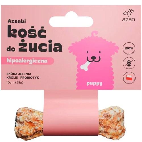 Hundegodbid – Brit AZANKI hypoallergen tyggeben af hjorteskind med kanin & probiotika, puppy, 10 cm billede