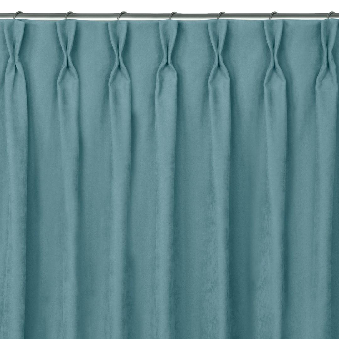 Mørklægningsgardin HOMEDE MILANA - himmelblå, chenille, 220×270 cm billede