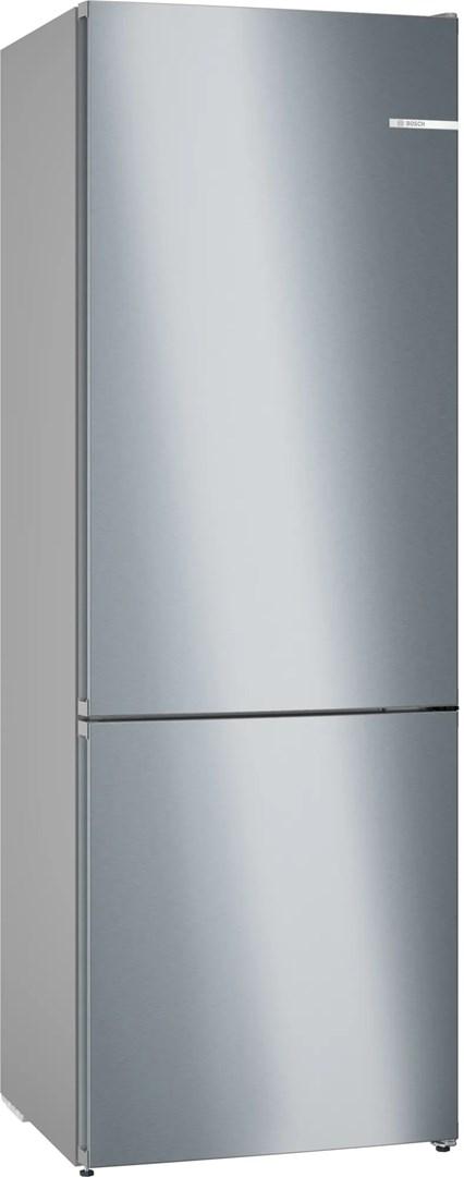 Fritstående køle-fryseskab Bosch Serie 4 KGN492IDF, 440 l, D, rustfrit stål billede