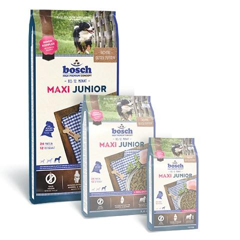 Hundefoder Bosch Maxi Junior 15 kg – kylling/fjerkræ billede