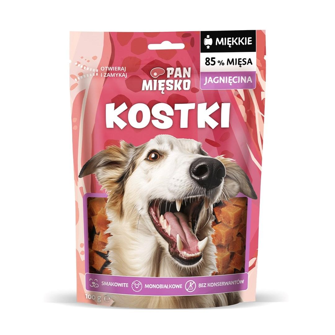 Hundegodbidder – PAN MIĘSKO Lammefirkanter 100 g billede