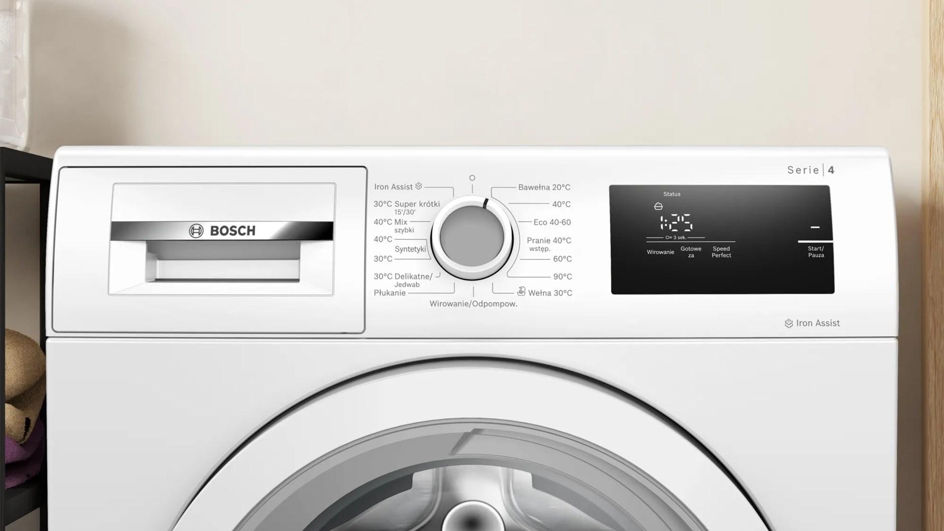 Vaskemaskine Bosch Serie 4 WAN2405MPL 8 kg 1.200 omdr./min. billede