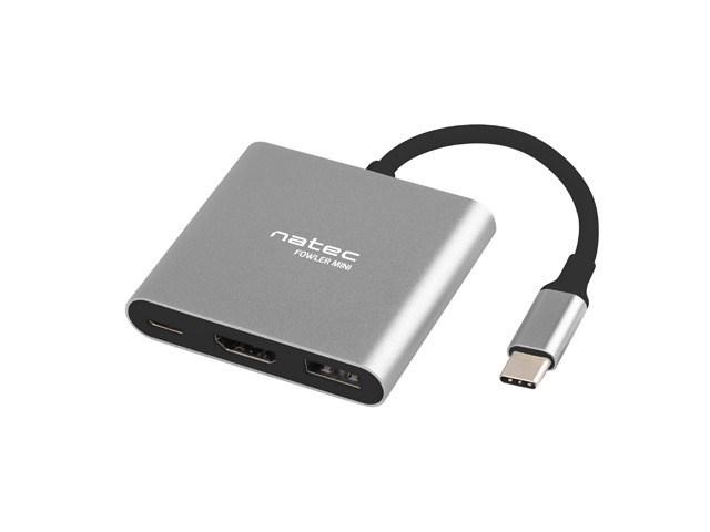 USB-C hub NATEC Fowler Mini med HDMI 4K og PD billede