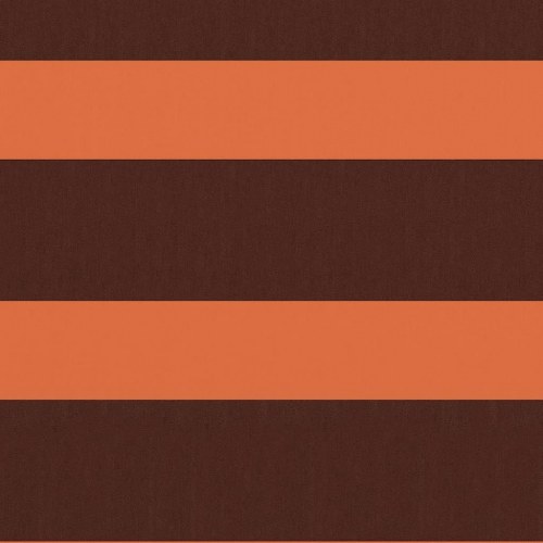 Altanafskærmning 75×300 cm i oxfordstof - orange/brun