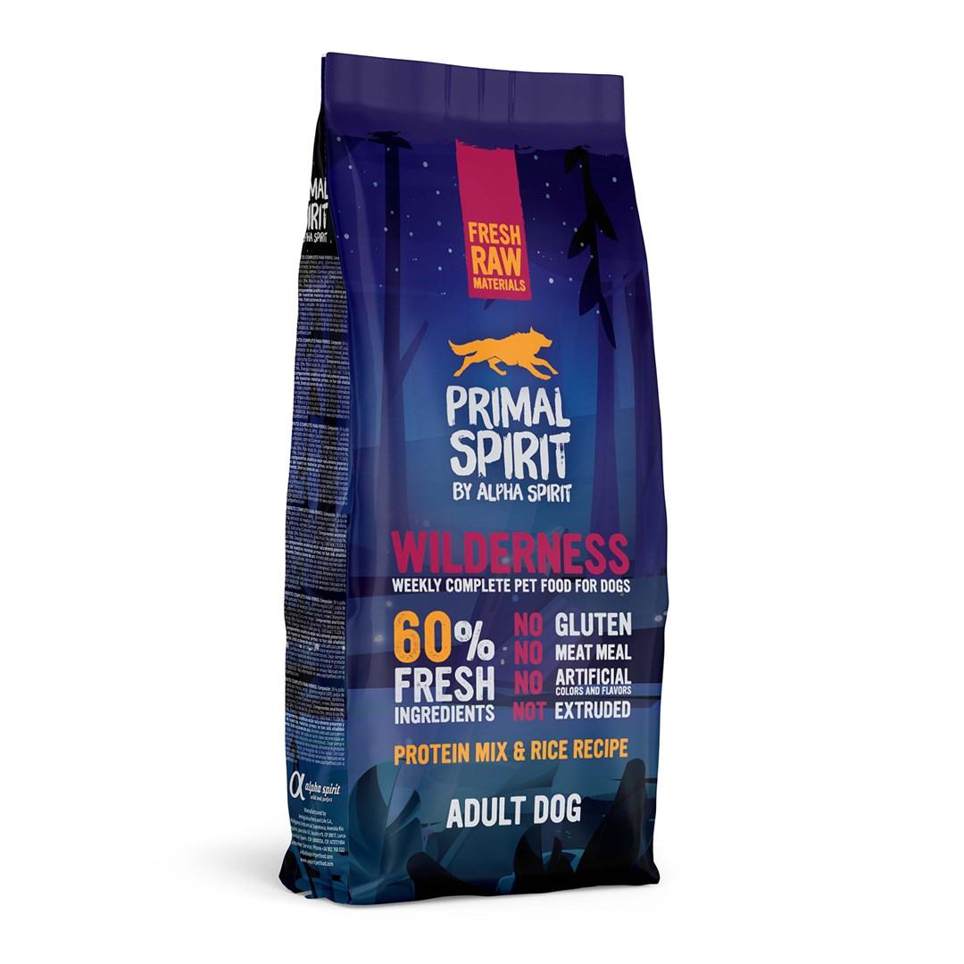 Hundefoder til voksne – PRIMAL SPIRIT Wilderness, semi-blødt, svin & kylling, 12 kg billede