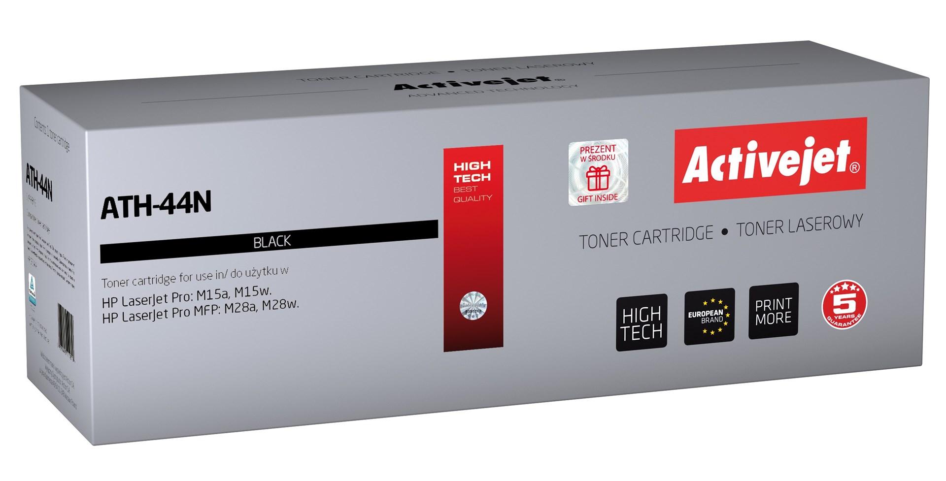 Toner til HP 44A CF244A - Activejet ATH-44N, sort, 1.000 sider billede