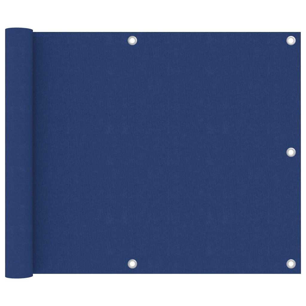 Altanafskærmning 75x500 cm oxfordstof blå billede