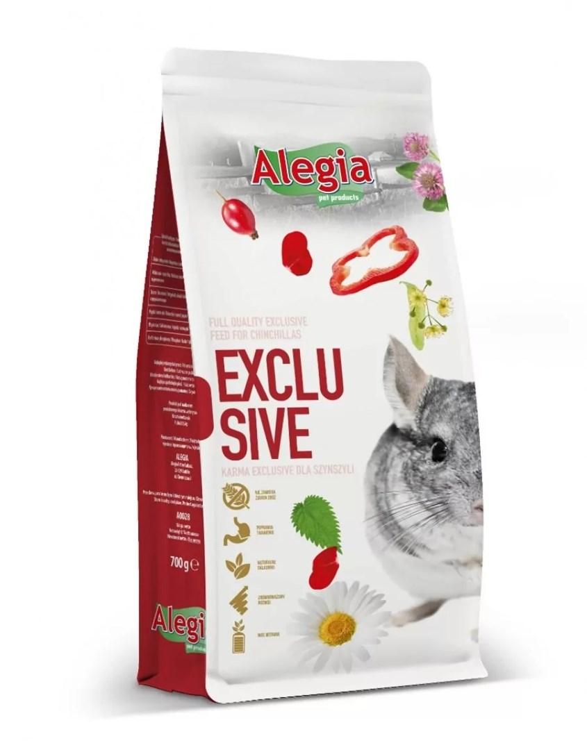 Chinchillafoder – Alegia Exclusive 700 g (korn- og glutenfri) billede