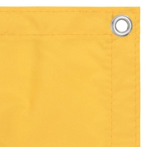 Altanafskærmning 120×600 cm i oxfordstof - gul, vandtæt privatlivsskærm