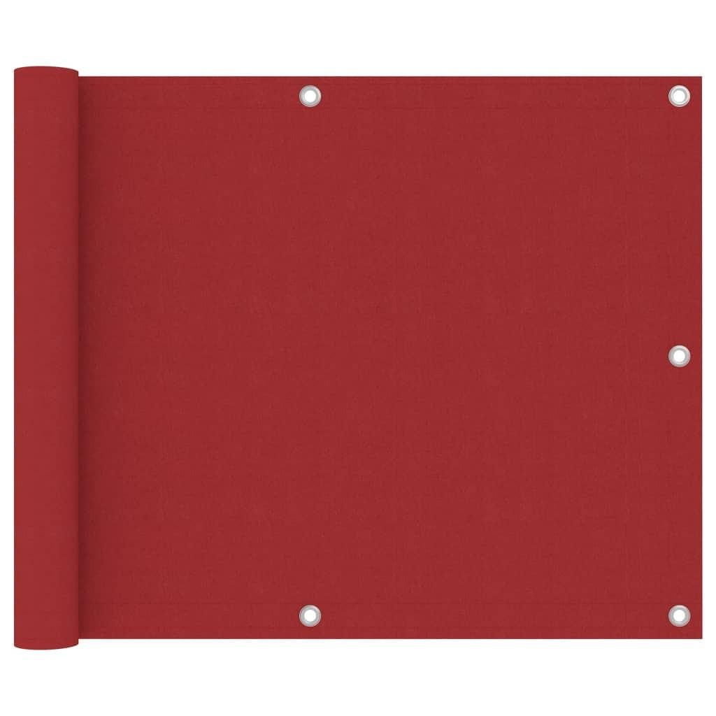 Altanafskærmning 75x300 cm oxfordstof rød