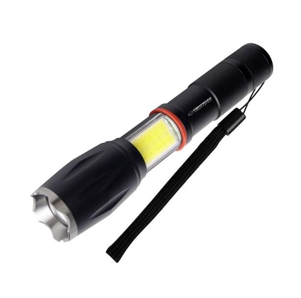 Lommelygte LED - Esperanza Dione, sort, håndlygte billede