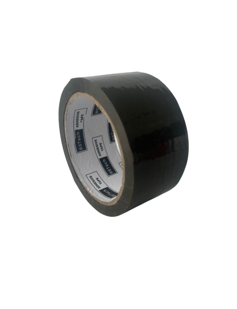 Pakketape BESTPAK stille afrulning akryl grå 48 mm × 66 m - 6 ruller billede