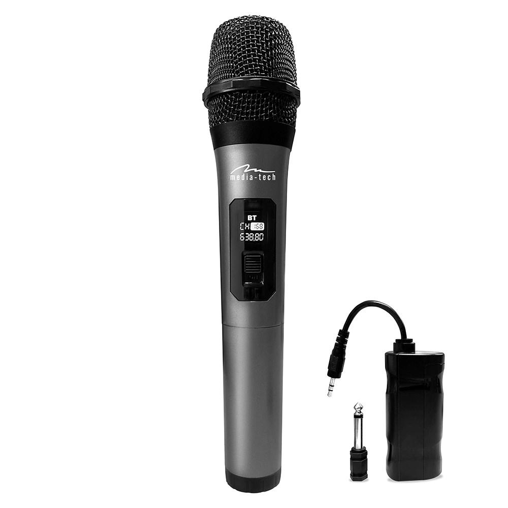 Trådløs mikrofon til højttalere – Media‑Tech Karaoke MIC HERO WIRELESS MT398 billede