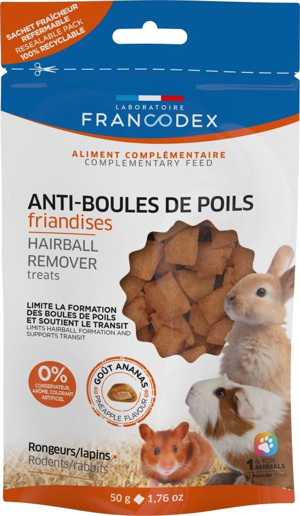 Godbidder til kanin mod hårboller - FRANCODEX - 50 g billede