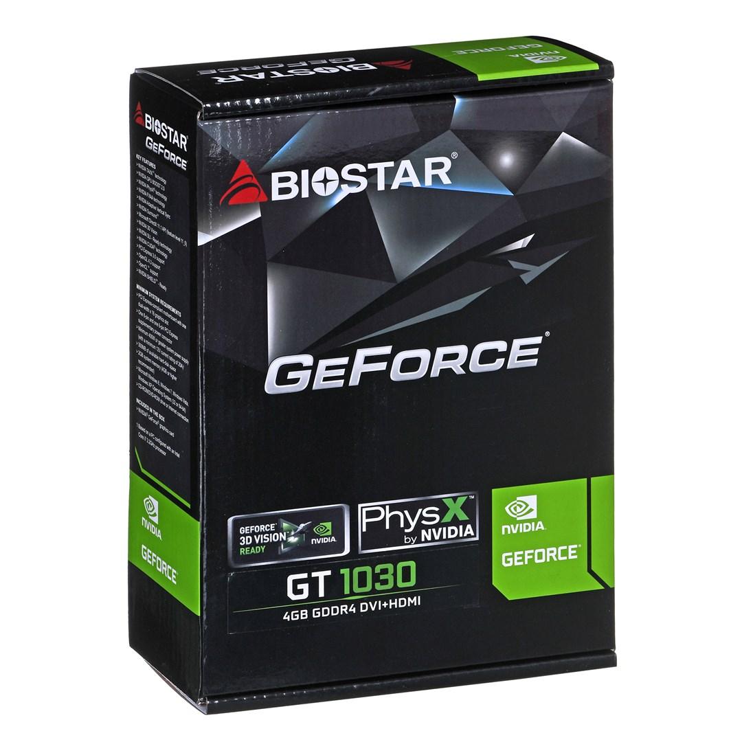 Grafikkort NVIDIA GeForce GT 1030 4 GB GDDR4 - Biostar billede