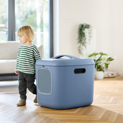 Kattebakke med kulfilter rotho Biala XL - blå