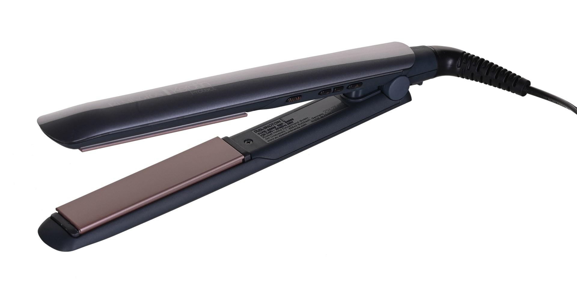 Glattejern Remington S8598 Keratin Protect, grå/sort – 3 m ledning
