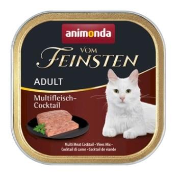 Vådfoder til kat - Animonda Vom Feinsten Adult, Meat Mix, 100 g billede