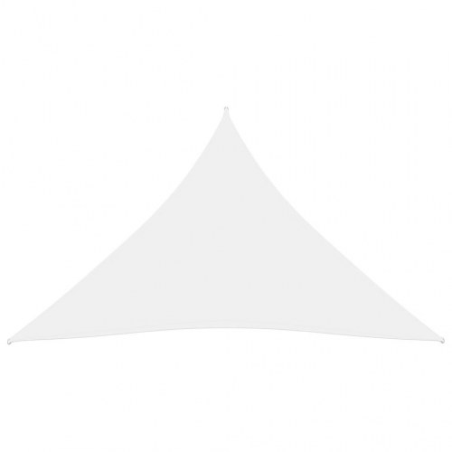 Solsejl trekant 4×5×5 m i oxfordstof - hvid