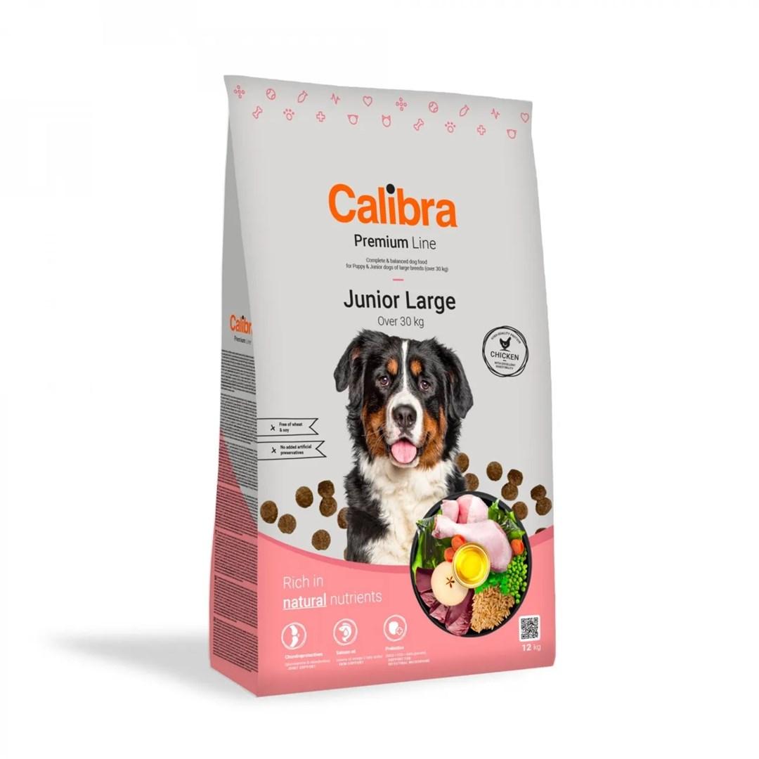 Hundefoder tørfoder Calibra Premium Line Junior Large Kylling 12 kg billede
