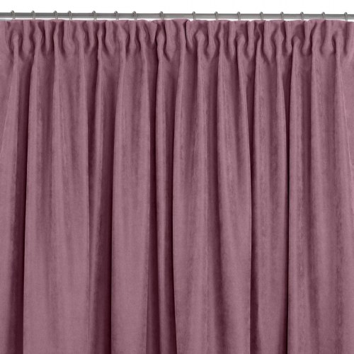 Mørklægningsgardin chenille 560×225 cm – lilla, klassisk, HOMEDE MILANA