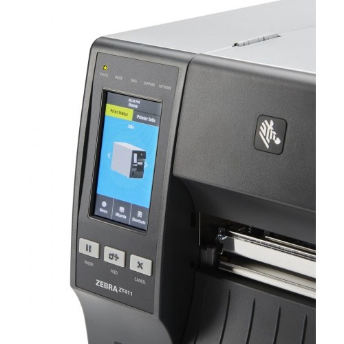 Labelprinter Zebra ZT411 - 300 × 300 dpi, kablet & trådløs, direct thermal/thermal transfer