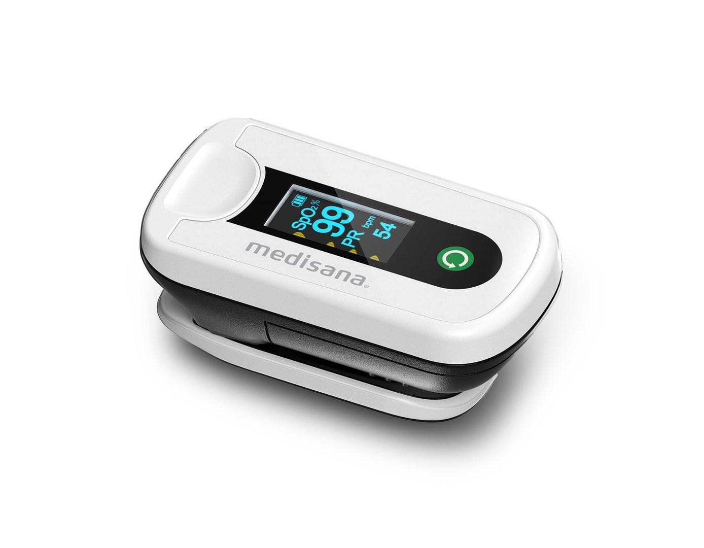 Pulsoximeter Medisana PM 180 - hvid OLED billede