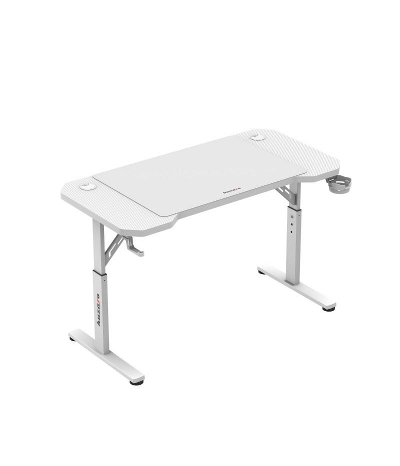 Gamingbord Huzaro Hero 2.6 – hvid, justerbar 120 cm billede