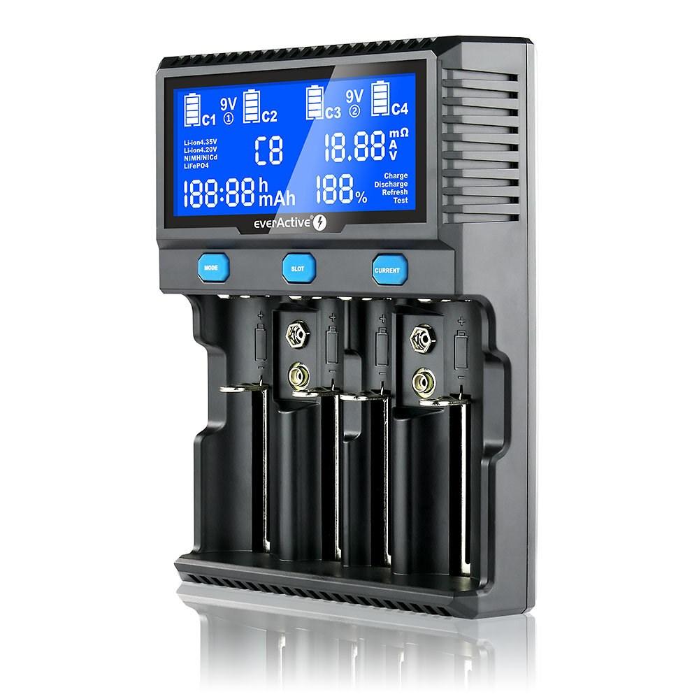 Batterioplader til Li-ion og Ni-MH - everActive UC-4200 billede