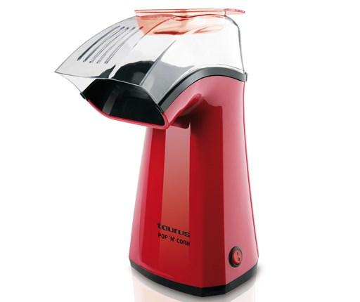 Popcornmaskine Taurus Pop’n’Corn - rød/sort, 1.100 W