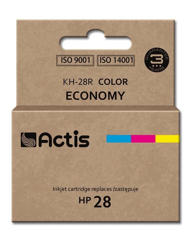 Blækpatron til HP 28 – Actis KH-28R, farve, standard, 18 ml billede