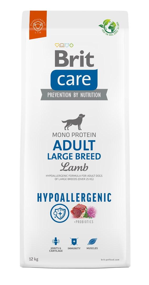 Hundefoder tørfoder Brit Care Hypoallergenic Adult Large Breed Lam 12 kg billede